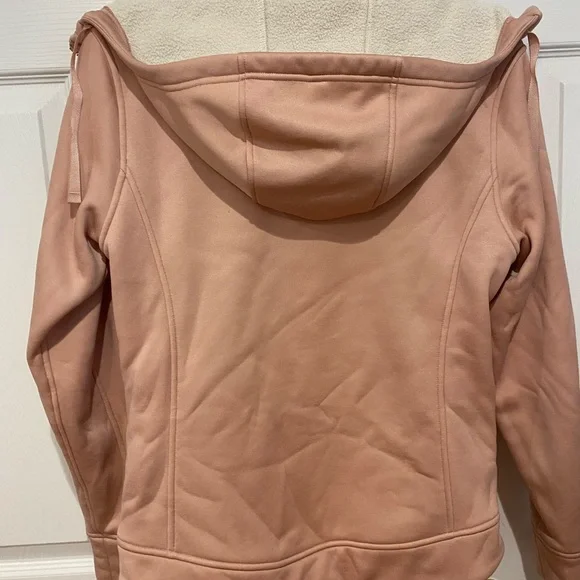 Northface rose gold zip up hooded jacket - Picture 2 of 3
